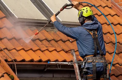Démoussage et hydrofuge de toiture à Thoiré-sous-Contensor